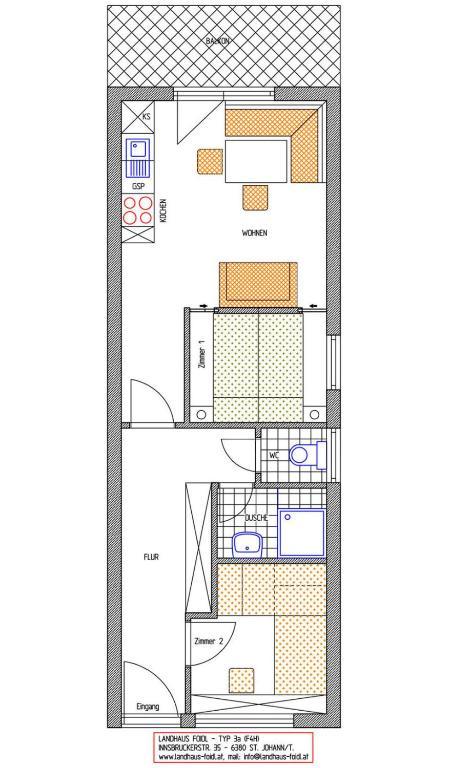 Landhaus Foidl Sankt Johann in Tirol Habitación foto